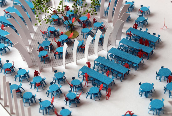 模型レストラン