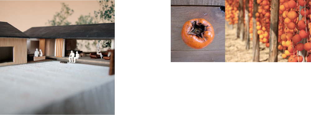 畑と林を満喫できるリビング